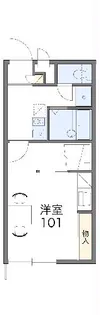 レオパレス瑞翔【101号室】の間取り