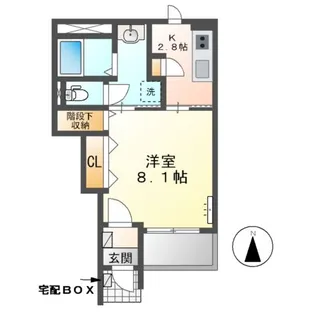 ショコラハウス【1階】の間取り