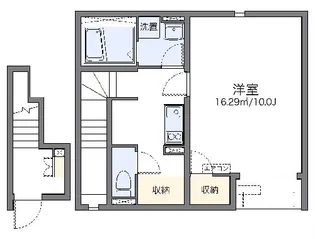 レオネクストウエストAya【2階】の間取り