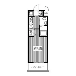 ドゥーエ江坂Ⅱ【9階】の間取り