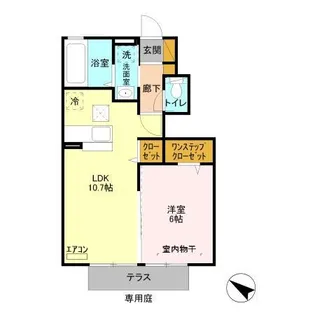 ステイドリーム【1階】の間取り