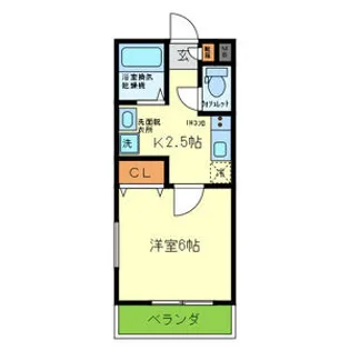 L&CスターハイツNo16【1階】の間取り