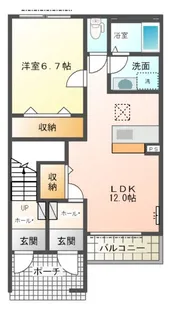 サニーガーデン(Sunny Garden)【1階】の間取り