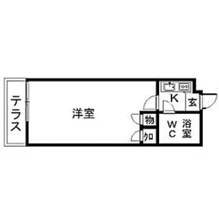 ジュネパレス大袋第01【1階】の間取り