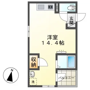 ピアチェ ヴォーレ(Piace Vole)【1階】の間取り