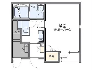 レオネクストウエストAya【1階】の間取り