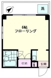 パークサイドマンション【102号室】の間取り