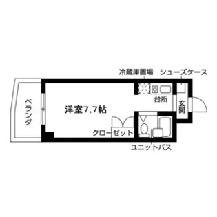 ディアコート上社【101号室】の間取り