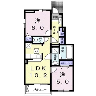 コモドカーサⅢ【1階】の間取り