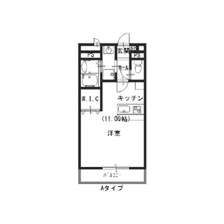 アンプルール フェール 江坂【1階】の間取り