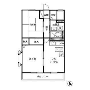ファミールコート【1階】の間取り