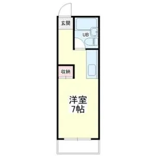 アトリエ三番館【3階】の間取り