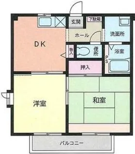 クレスト古淵【2階】の間取り