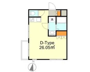 ヒューマンパレス与野【4階】の間取り