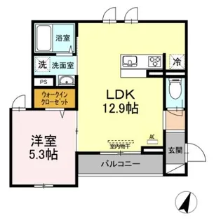 メルシー芙蓉10【2階】の間取り