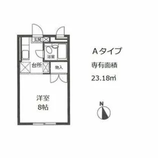 メゾン・プラザ−A【205号室】の間取り