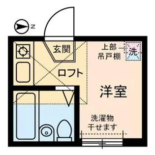 ライフピア松ノ木A棟【2階】の間取り