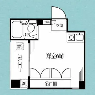 モンテリーブロ貝塚【5階】の間取り