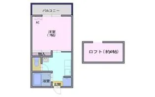 トミーハウス鹿島ガーデンⅢ【H号室】の間取り