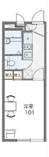 レオパレススカイ タウン【2階】の間取り