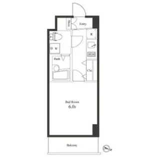 ヴェルト横浜吉野町【3階】の間取り