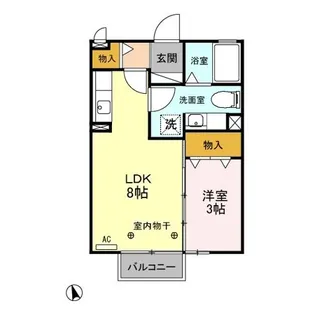 グリーンヒルズ A【2階】の間取り