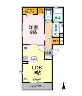 EAST AVENUEA【3階】の間取り