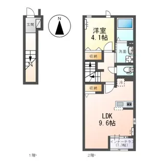 border A【2階】の間取り
