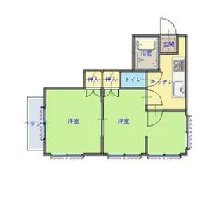 ベルハイム【205号室】の間取り