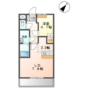 ルシエ【2階】の間取り