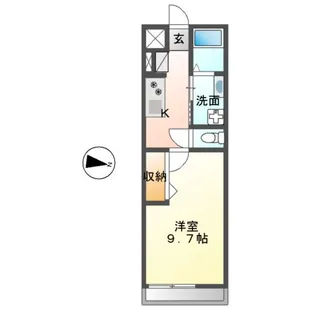 オルセー(Orsay)【2階】の間取り