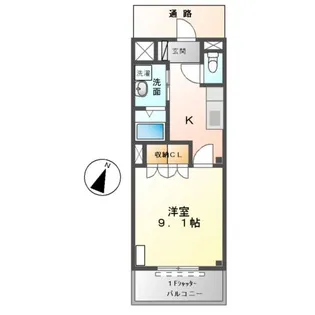 グランシャリオ一色【1階】の間取り