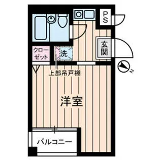 豊町中央コーポ【3階】の間取り
