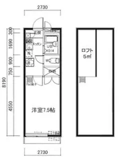 メインシティガーデン 華【2階】の間取り