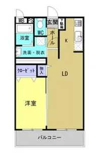 ユーミーベル【3階】の間取り