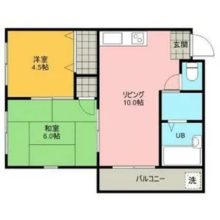 メゾンビュー【0202号室】の間取り