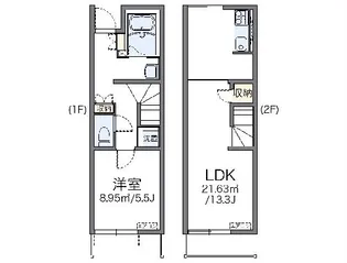 レオネクストコンカドール【1階】の間取り