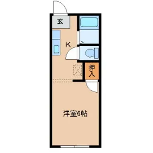 マ・メゾン下館【2階】の間取り