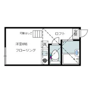 ミーティア横浜西【2階】の間取り