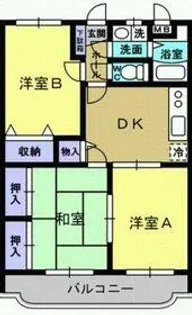 ユーミーエルグランデ【1階】の間取り