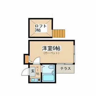 イ−ストウェル長津田【1階】の間取り