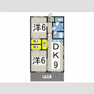 希望荘【1階】の間取り