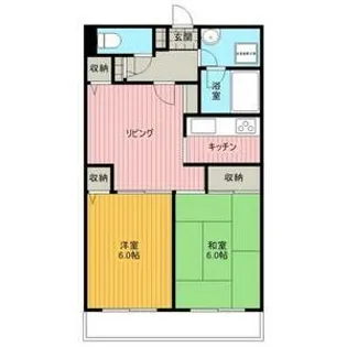 トークストリートアソガワ【4階】の間取り