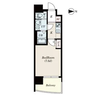 セレニテ三国プリエ【7階】の間取り