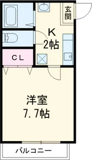 エルフォレスト浦和【1階】の間取り
