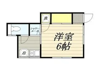 Coco Sumoo(旧岸本アパート)【203号室】の間取り