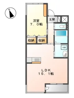 ラディアント【306号室】の間取り