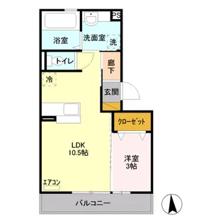 プライムステージ【2階】の間取り