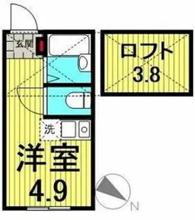 ヴィハージュ大口【2階】の間取り
