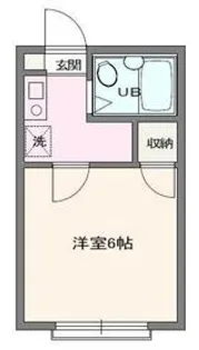 シティハイム元町【2階】の間取り